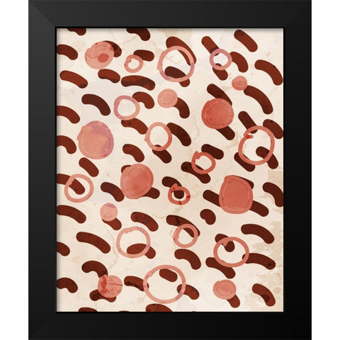 Texture 3 Black Modern Wood Framed Art Print by Allen, Kimberly