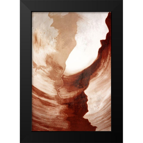 Upward 1 Black Modern Wood Framed Art Print by Allen, Kimberly