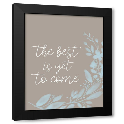 The Best Branch v2 Black Modern Wood Framed Art Print with Double Matting by Allen, Kimberly