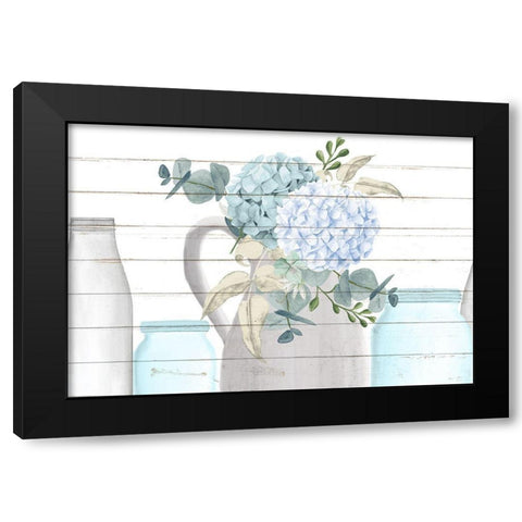 Row of Glass Black Modern Wood Framed Art Print by Allen, Kimberly