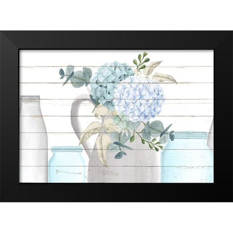 Row of Glass Black Modern Wood Framed Art Print by Allen, Kimberly