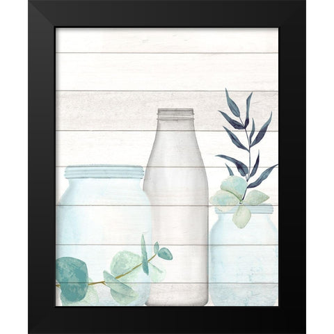 Seaglass 2 Black Modern Wood Framed Art Print by Allen, Kimberly