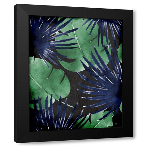 Jungle 1 Black Modern Wood Framed Art Print by Allen, Kimberly