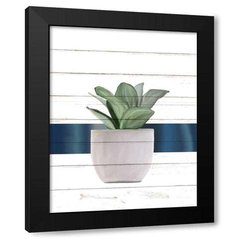 Pots 2 Black Modern Wood Framed Art Print with Double Matting by Allen, Kimberly