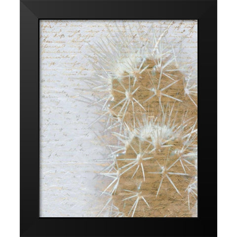 Desert Cacti 2 Black Modern Wood Framed Art Print by Allen, Kimberly