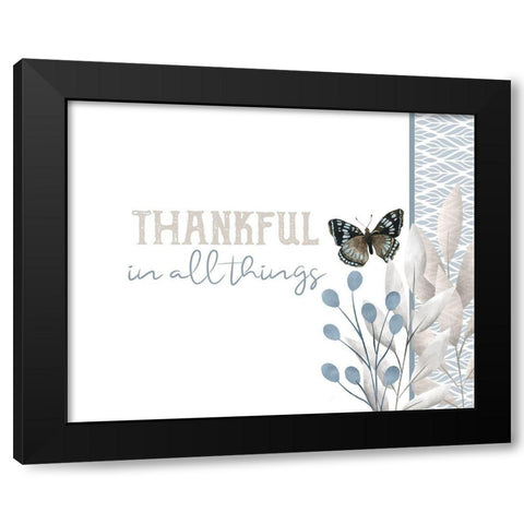 Grateful 14 Black Modern Wood Framed Art Print by Allen, Kimberly