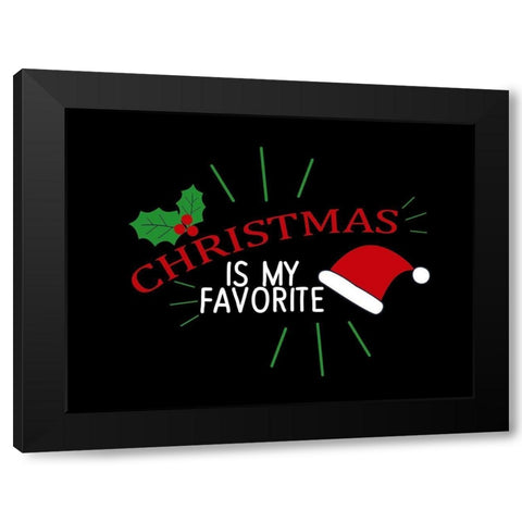 My Favorite Black Modern Wood Framed Art Print by Allen, Kimberly
