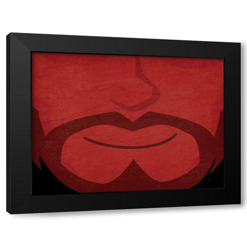 Devil Black Modern Wood Framed Art Print by Allen, Kimberly