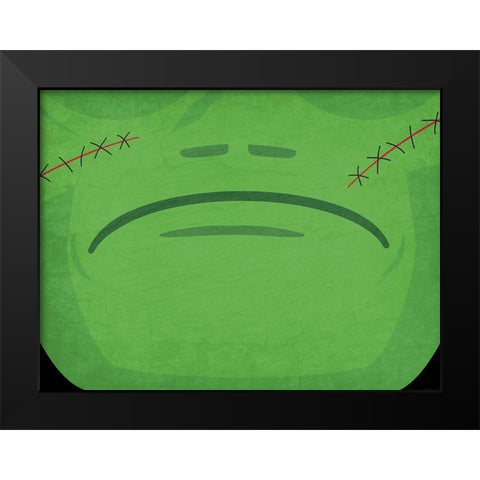 Frankenstein Black Modern Wood Framed Art Print by Allen, Kimberly