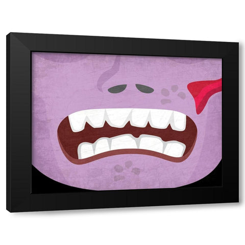 Zombie Black Modern Wood Framed Art Print with Double Matting by Allen, Kimberly