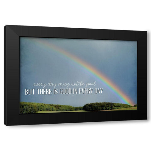 There is Good Black Modern Wood Framed Art Print by Allen, Kimberly
