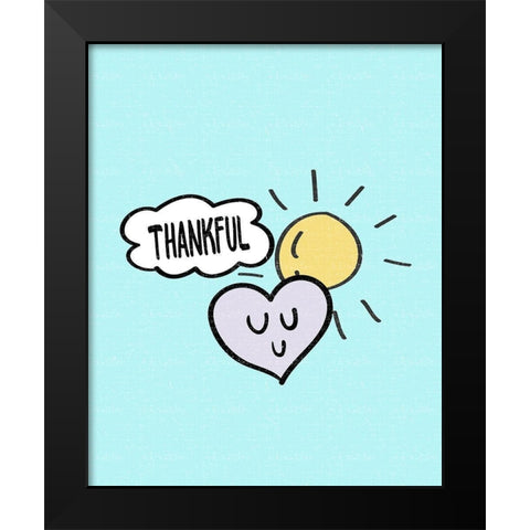 Mindfulness 3 Black Modern Wood Framed Art Print by Allen, Kimberly