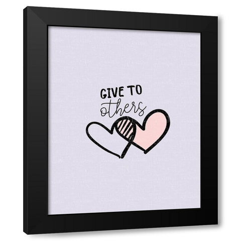 Mindfulness 7 Black Modern Wood Framed Art Print with Double Matting by Allen, Kimberly