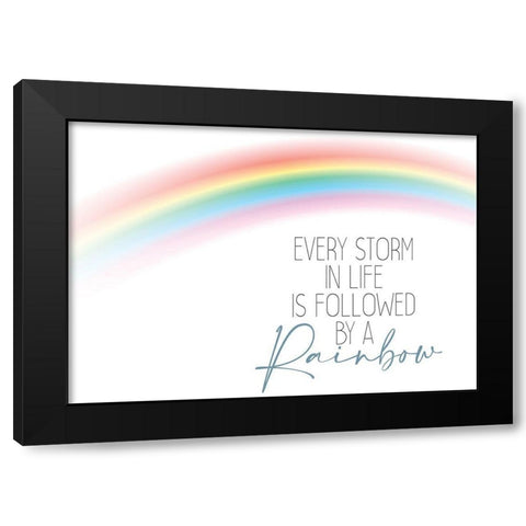 Every Storm Black Modern Wood Framed Art Print with Double Matting by Allen, Kimberly