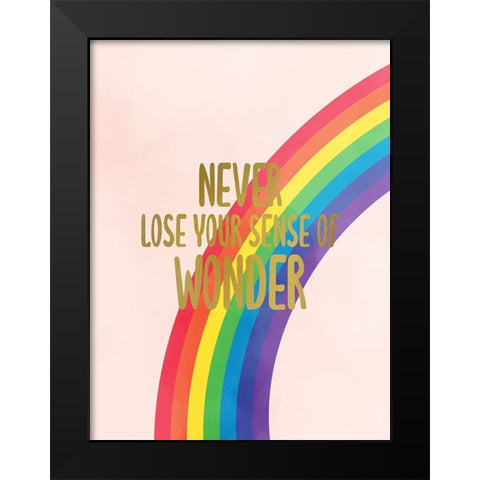 Never Loose V2 Black Modern Wood Framed Art Print by Allen, Kimberly