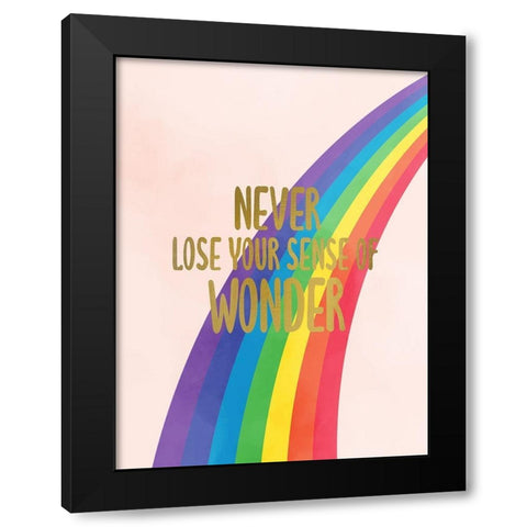 Never Loose V3 Black Modern Wood Framed Art Print by Allen, Kimberly