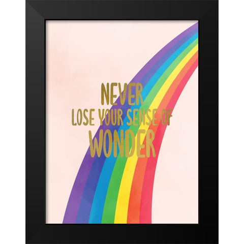 Never Loose V3 Black Modern Wood Framed Art Print by Allen, Kimberly
