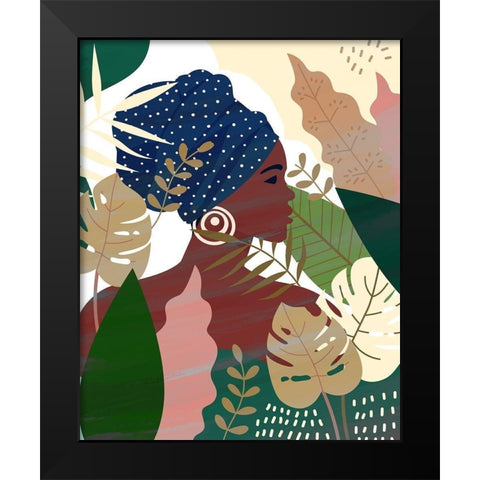 Beauty 2 Black Modern Wood Framed Art Print by Allen, Kimberly