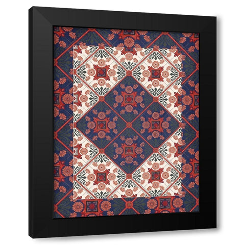 Moroccan 2 Black Modern Wood Framed Art Print with Double Matting by Allen, Kimberly