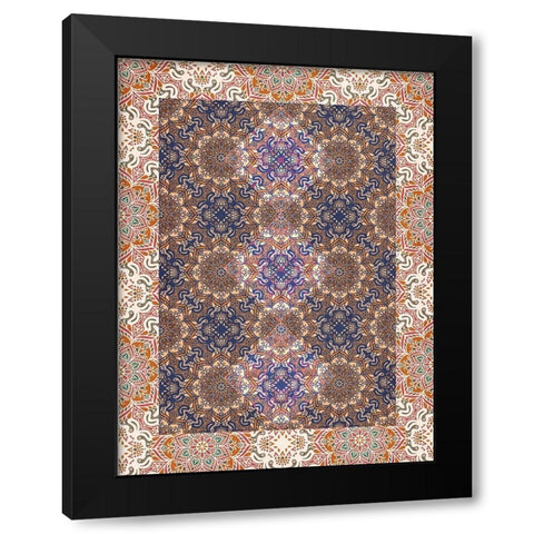 Moroccan 4 Black Modern Wood Framed Art Print with Double Matting by Allen, Kimberly