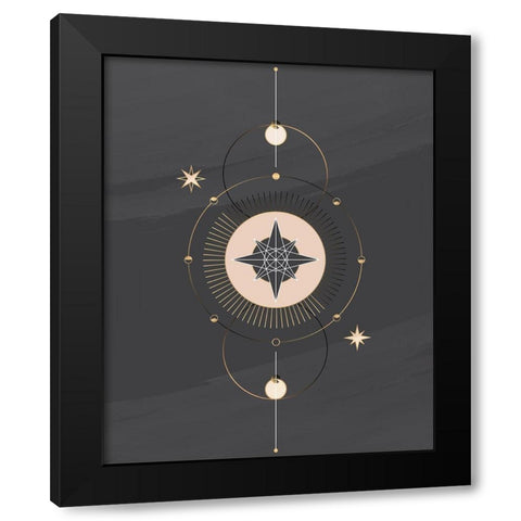 Tarot 2 Black Modern Wood Framed Art Print by Allen, Kimberly