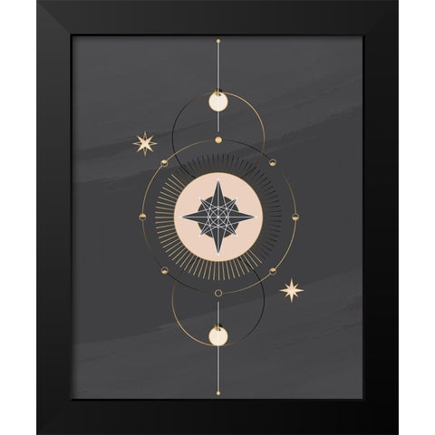 Tarot 2 Black Modern Wood Framed Art Print by Allen, Kimberly