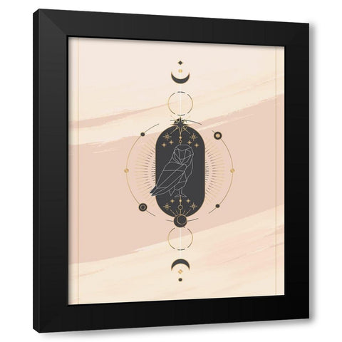 Tarot 3 Black Modern Wood Framed Art Print with Double Matting by Allen, Kimberly