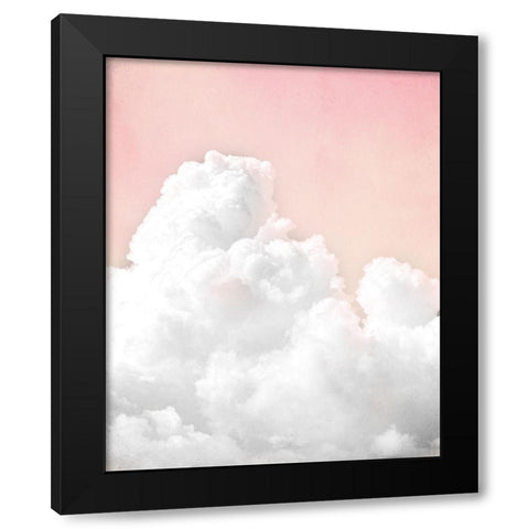 Pink Clouds Black Modern Wood Framed Art Print with Double Matting by Allen, Kimberly