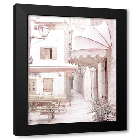 Street View 1 Black Modern Wood Framed Art Print with Double Matting by Allen, Kimberly
