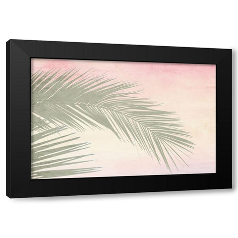 Palm Black Modern Wood Framed Art Print with Double Matting by Allen, Kimberly