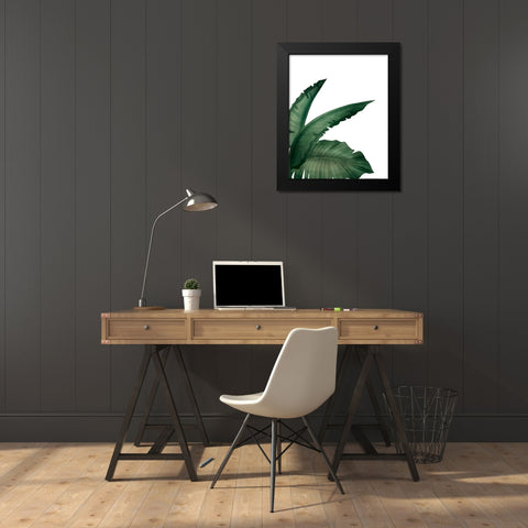 Palms 1 Black Modern Wood Framed Art Print by Allen, Kimberly