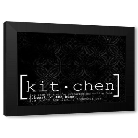Heart of the Home Black Modern Wood Framed Art Print with Double Matting by Allen, Kimberly