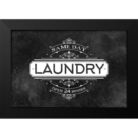 Open 24 Black Modern Wood Framed Art Print by Allen, Kimberly