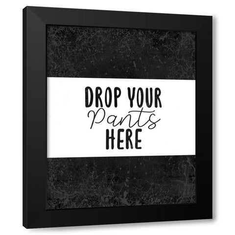 Pants Black Modern Wood Framed Art Print by Allen, Kimberly
