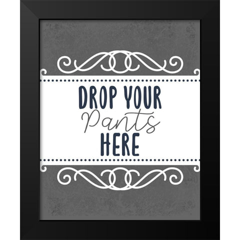 Laundry Today 2 Black Modern Wood Framed Art Print by Allen, Kimberly