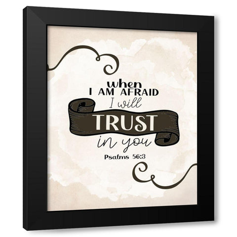 When I Am Black Modern Wood Framed Art Print by Allen, Kimberly