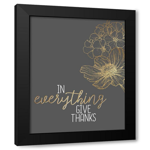 In Everything Black Modern Wood Framed Art Print by Allen, Kimberly