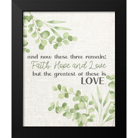 The Greatest Black Modern Wood Framed Art Print by Allen, Kimberly