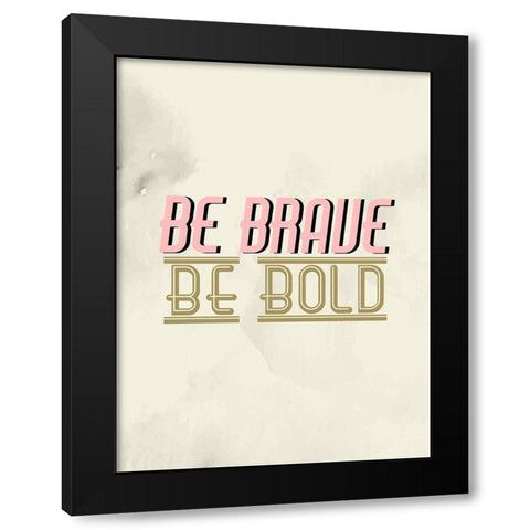 Bold 1 Black Modern Wood Framed Art Print with Double Matting by Allen, Kimberly