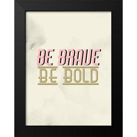 Bold 1 Black Modern Wood Framed Art Print by Allen, Kimberly