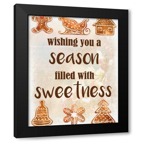 Wishing You Black Modern Wood Framed Art Print with Double Matting by Allen, Kimberly