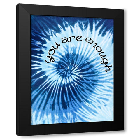 Enough Black Modern Wood Framed Art Print by Allen, Kimberly