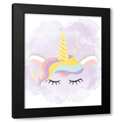 Girls Rule 2 Black Modern Wood Framed Art Print with Double Matting by Allen, Kimberly