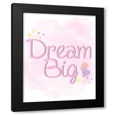 Girls Rule 3 Black Modern Wood Framed Art Print with Double Matting by Allen, Kimberly