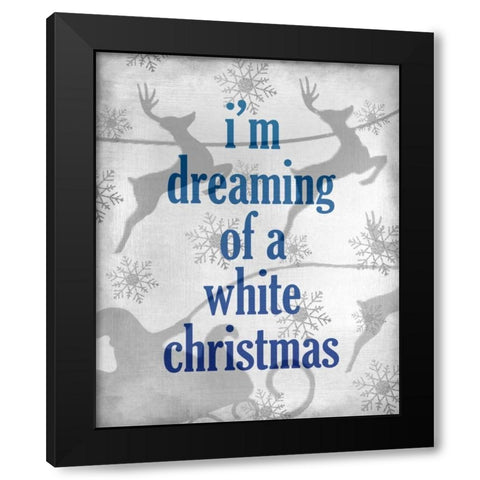 Im Dreaming Black Modern Wood Framed Art Print by Allen, Kimberly