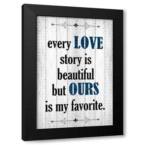 Every Love 2 Black Modern Wood Framed Art Print by Allen, Kimberly