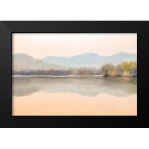 Pastel Summer Black Modern Wood Framed Art Print by Allen, Kimberly