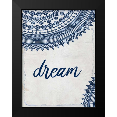 Wander Henna 1 Black Modern Wood Framed Art Print by Allen, Kimberly