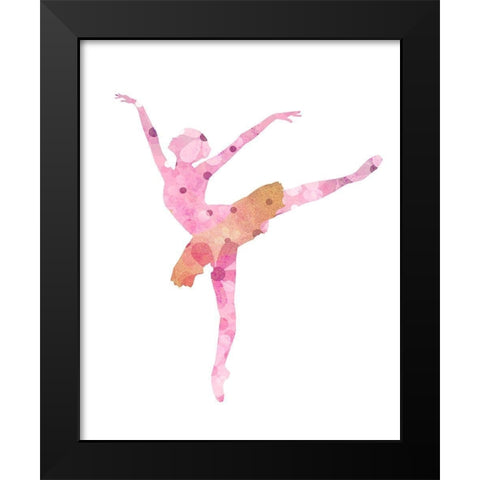 Arabesque 3 Black Modern Wood Framed Art Print by Allen, Kimberly