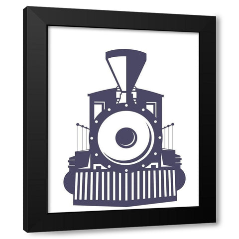 Railroad Track 2 Black Modern Wood Framed Art Print by Allen, Kimberly